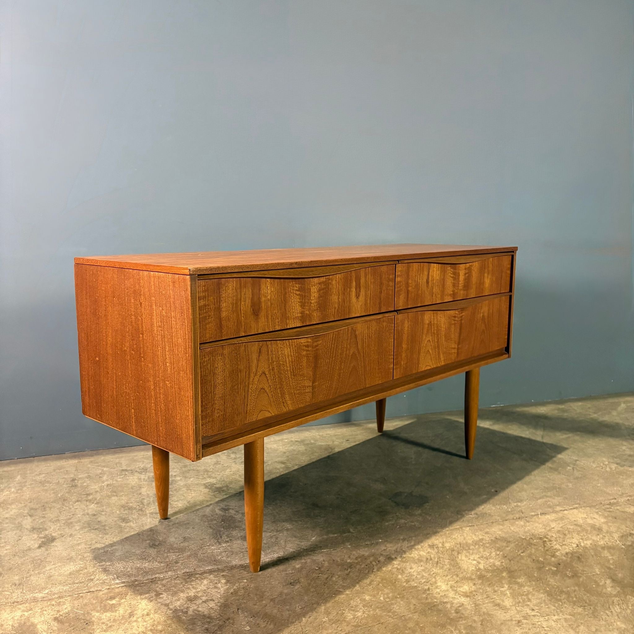 Teak Sideboard Austinsuite Frank Guille Mid Century Vintage Retro MCM Set 2
