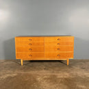 SOLD Meredew Chest Of Drawers Oak Mid Century Vintage Retro MCM