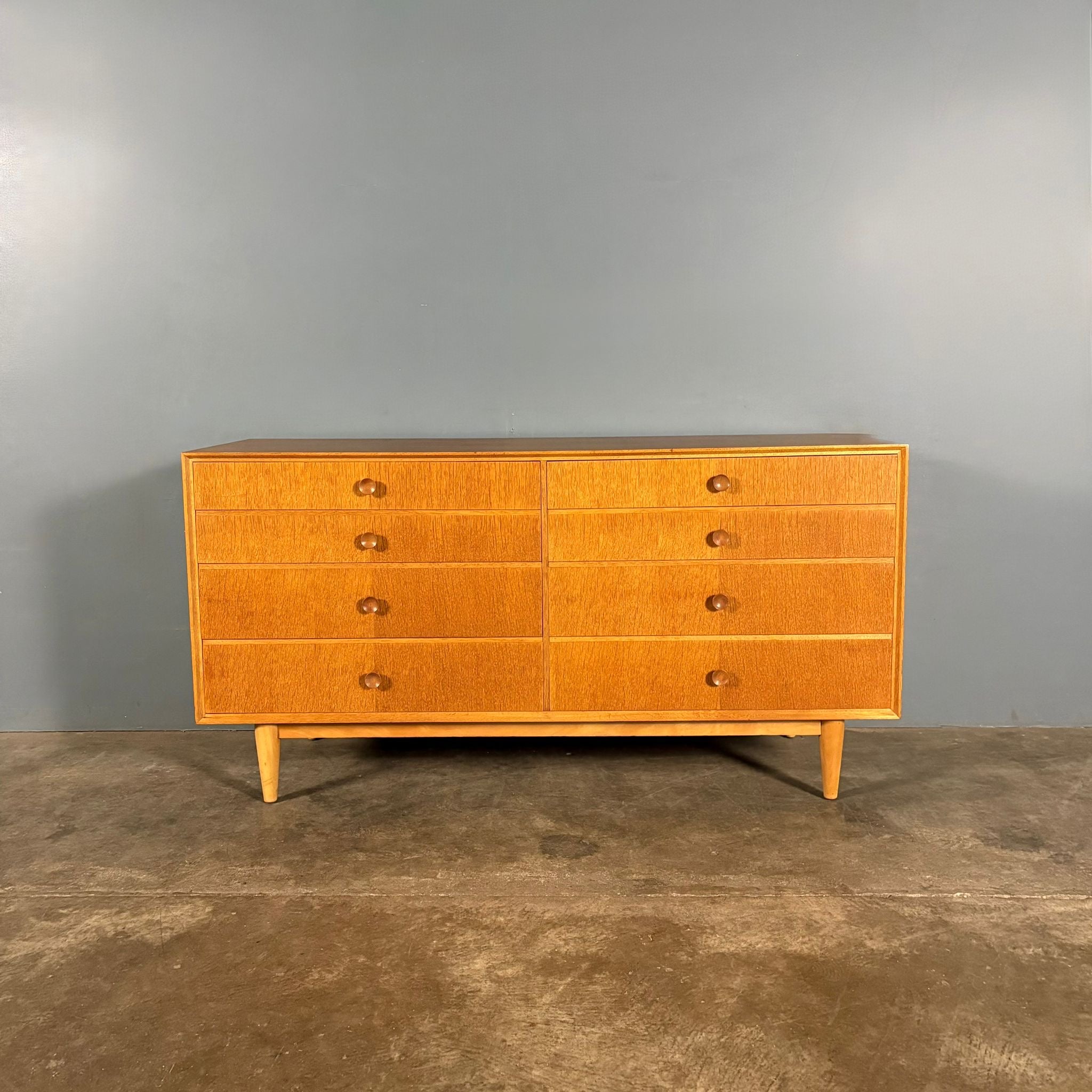 SOLD Meredew Chest Of Drawers Oak Mid Century Vintage Retro MCM