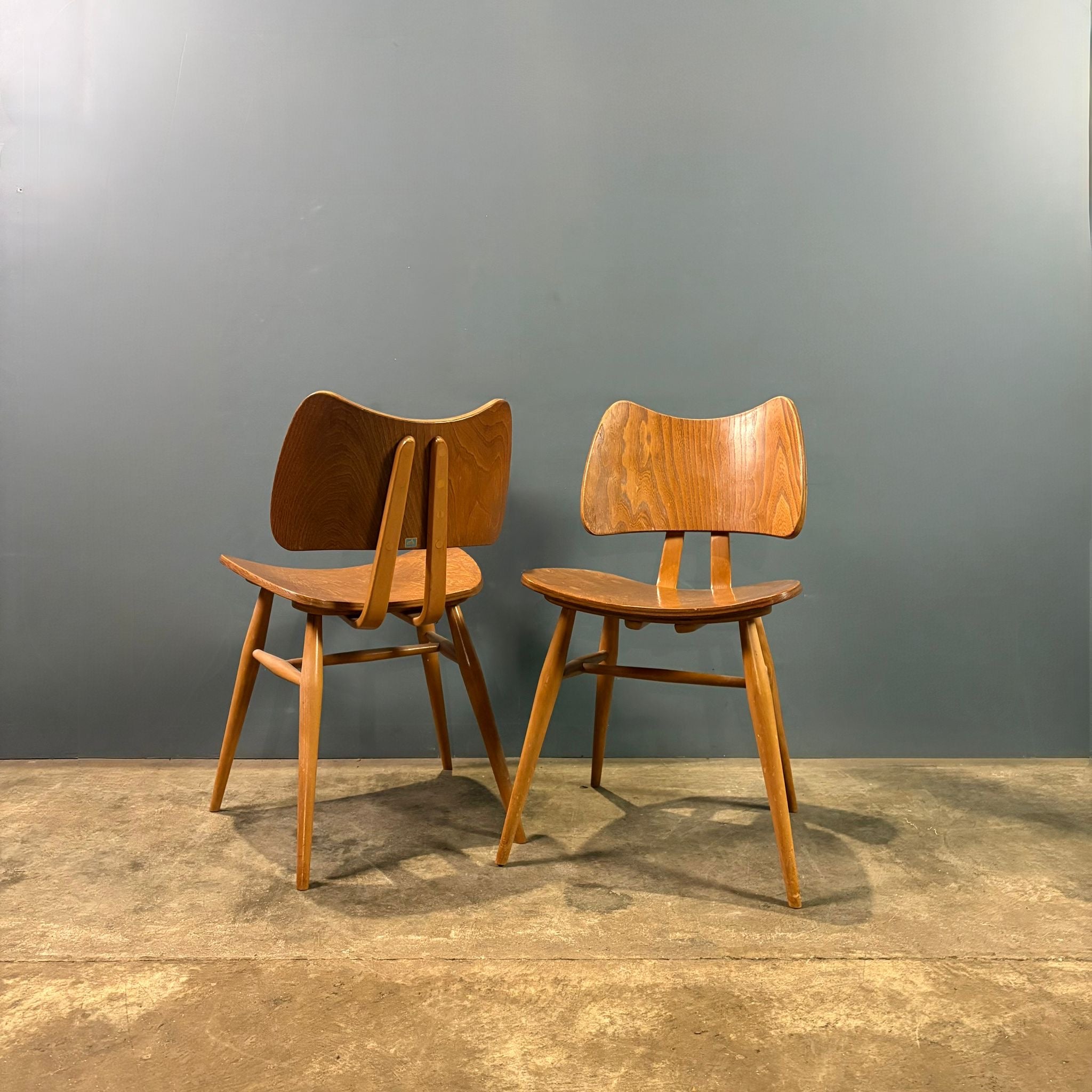 Ercol Butterfly Model 401 Rare Dining Chair Early 1950s Mid Century Vintage Retro MCM