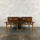 Pair Of Vintage American Of Martinsville Bedside Tables Nightstands Side End Tables Mid Century Retro MCM