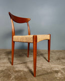 SOLD Mid Century Danish Teak Dining Chair By Arne Hovmand-Olsen For Mogens Kold Vintage Retro MCM