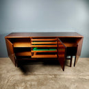 Rungstedlund Mahogany Danish Sideboard By Ole Wanscher For Poul Jeppesen Mid Century Vintage Retro MCM