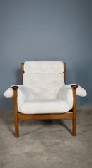 SOLD Guy Rogers Santa Fe ‘His’ Armchair With Footstool Mid Century Vintage Retro MCM