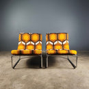 SOLD Pair Of Sling Lounge Chairs By Peter Hoyte Mid Century Vintage Retro MCM