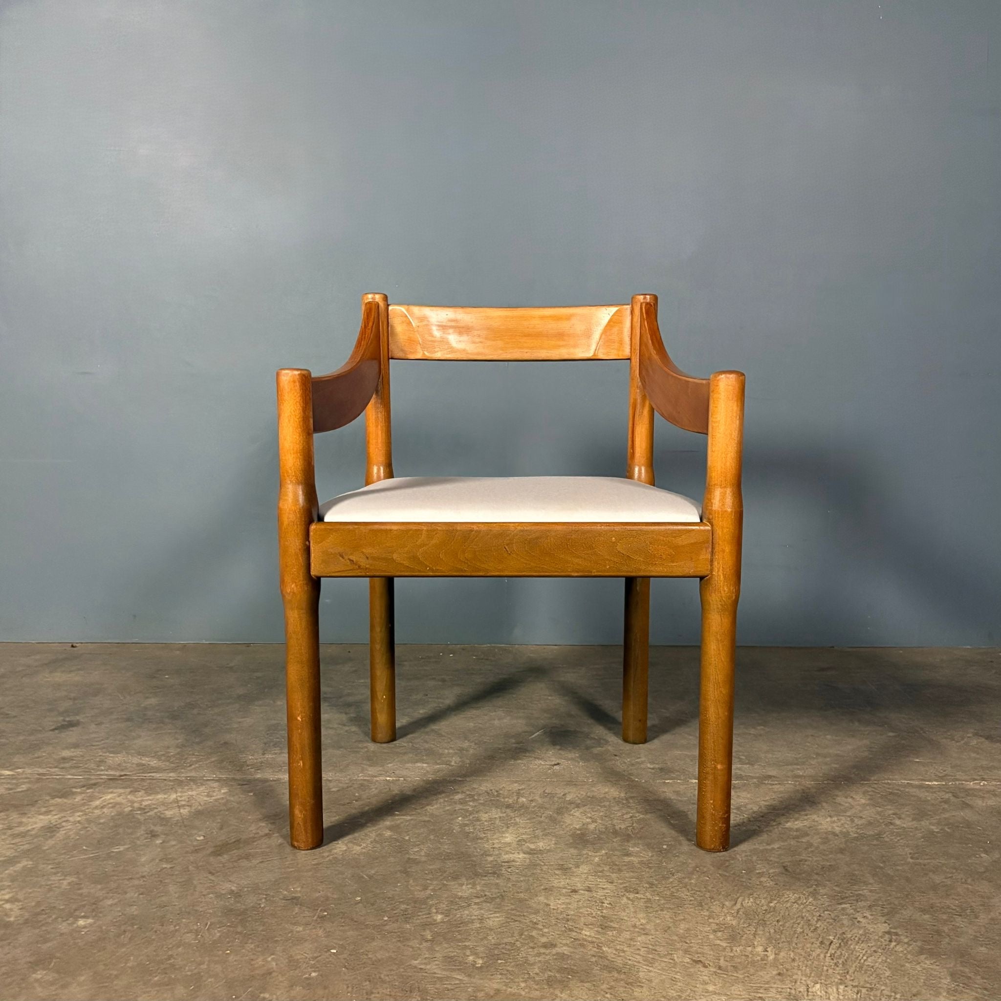 Four Carimate Carver Dining Chairs By Vico Magistretti Cassina Habitat Fritz Hansen Set 1 Mid Century Vintage Retro MCM