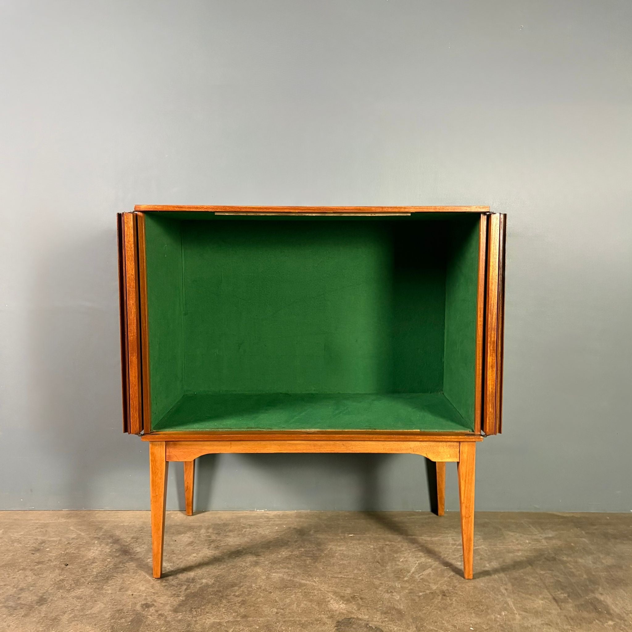 SOLD Mid Century Teak Drinks Cocktail Cabinet Vintage Retro MCM
