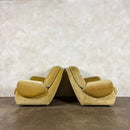 Mid Century G Plan Georgina Armchair Yellow Velvet Vintage Retro MCM