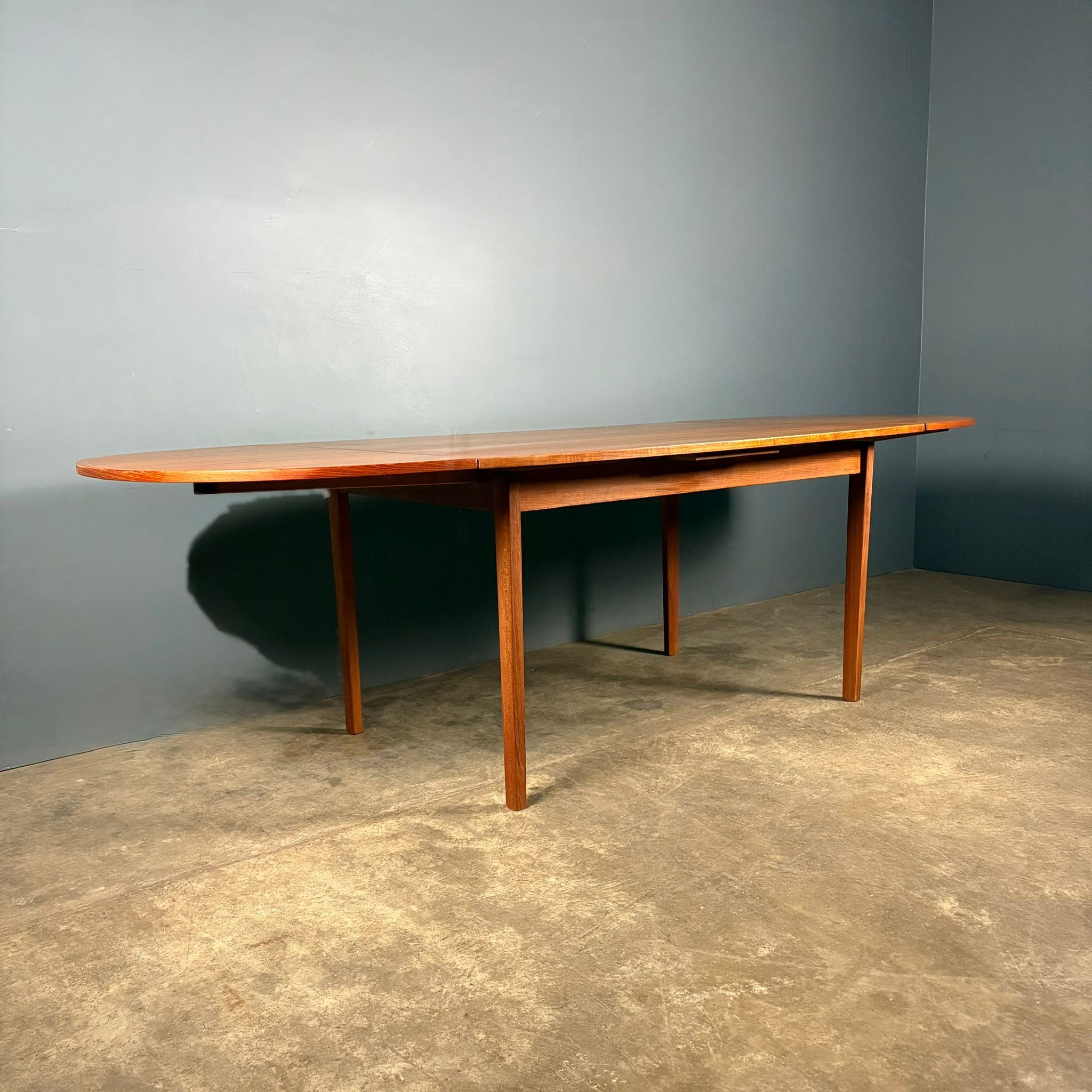 Teak Extendable Dining Table Mid Century Vintage Retro MCM