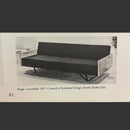 SOLD Robin Day For Hille 1958 Sofa Bed/Three Seater Sofa Blue Velvet Mid Century Vintage Retro MCM