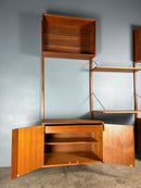 Mid Century Poul Cadovius Royal System Cado Large Teak Wall Unit Vintage Retro MCM Set 2