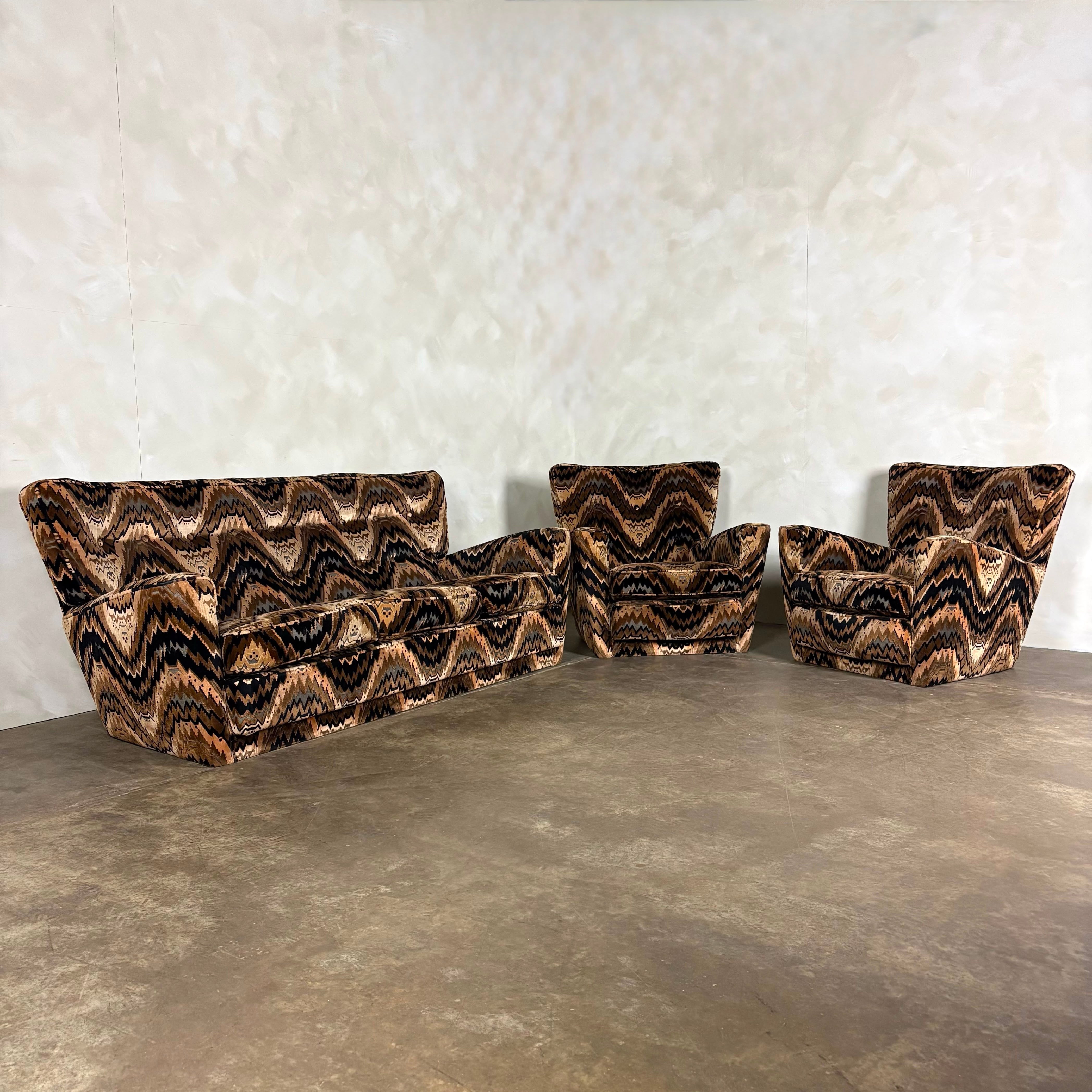 Howard Keith Original Three Seater Sofa By HK London Diplomat Mid Century Vintage Retro MCM