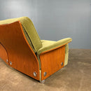 Mid Century G Plan Tulip Three Seater Sofa & Armchair Green Velvet Vintage Retro MCM