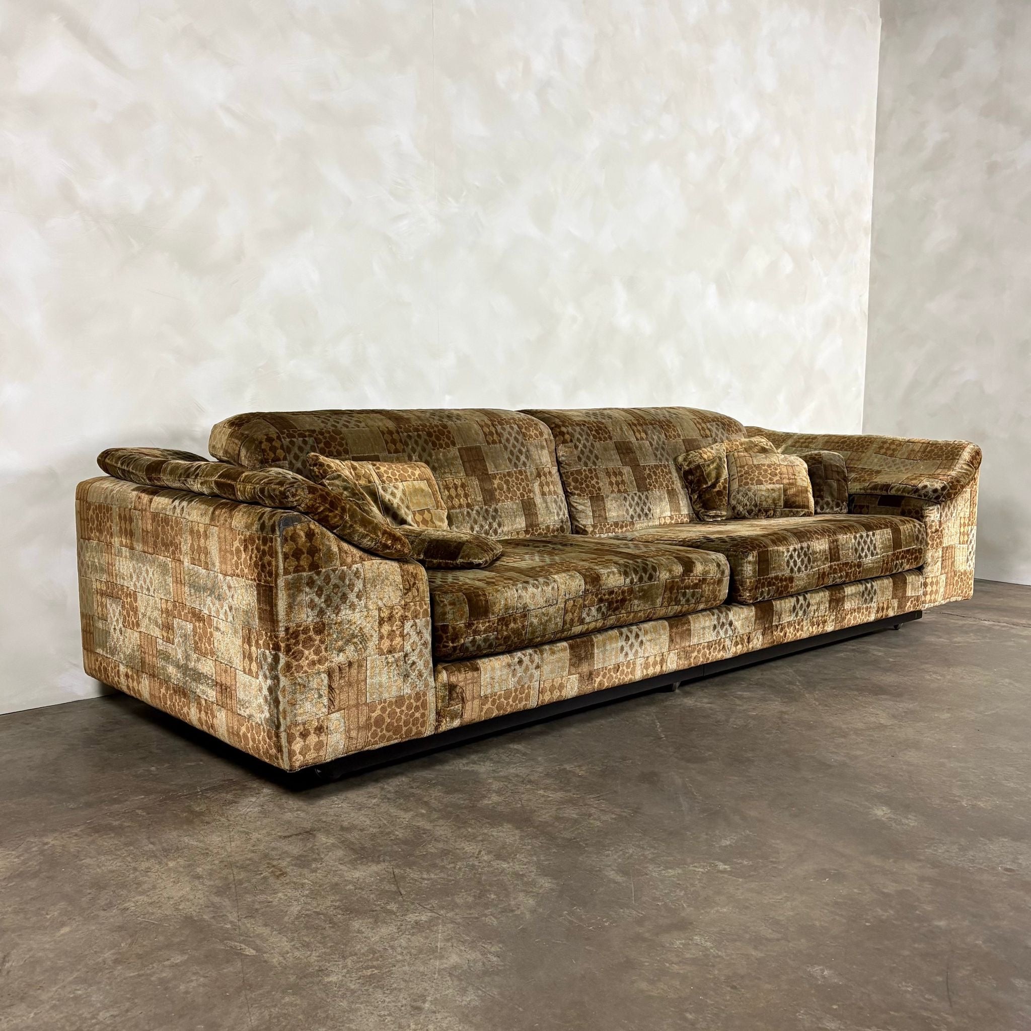 SOLD Howard Keith Original Barbican Three Seater Sofa By HK London Mid Century Vintage Retro MCM