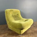 Green Pair Of Lounge Chairs Mid Century Vintage Retro MCM