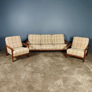 SOLD Pair Of Teak Danish Armchairs Mid Century Vintage Retro MCM