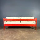 Red Habitat Vico Magistretti Carimate Three Seater Sofa/Daybed Mid Century Vintage Retro MCM