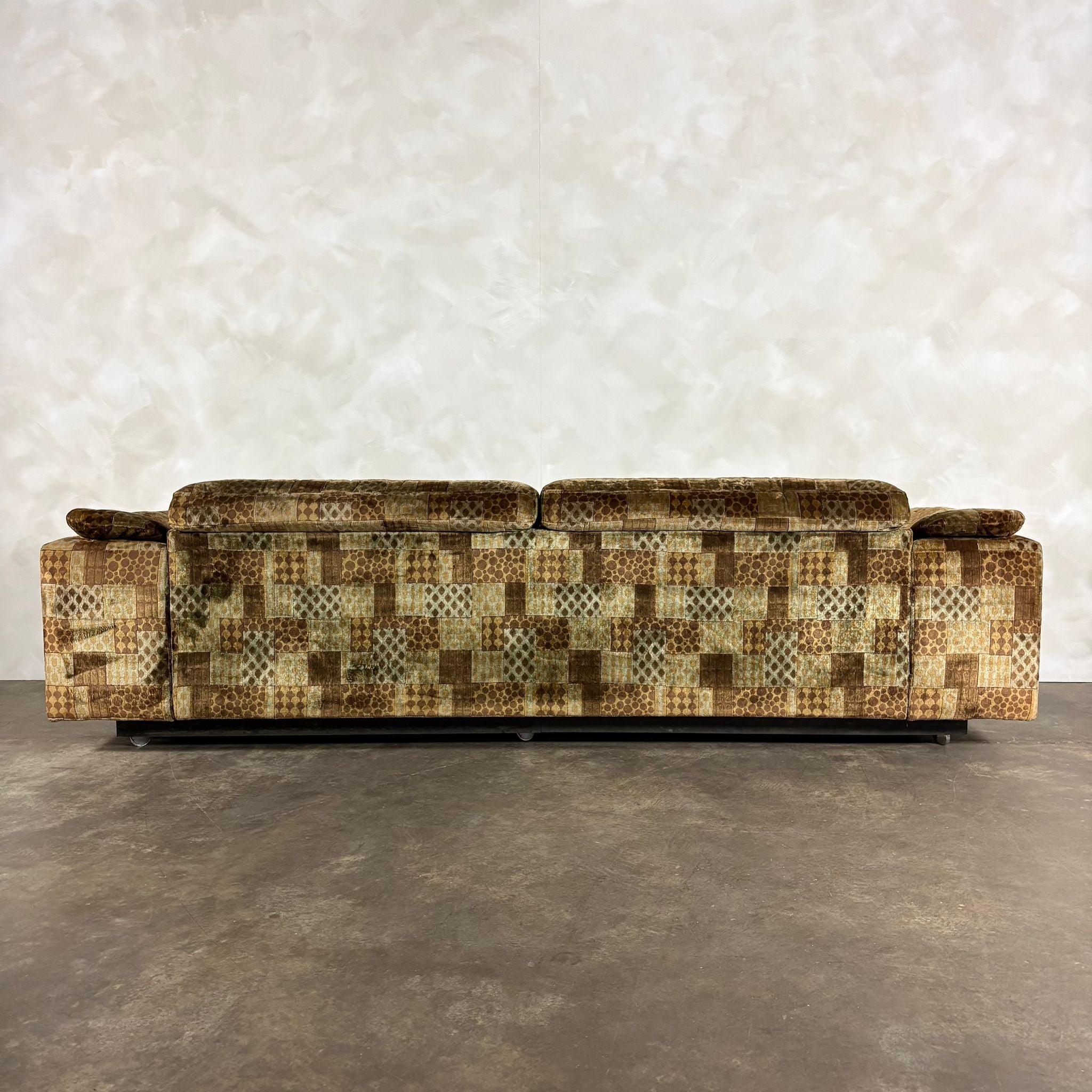 SOLD Howard Keith Original Barbican Three Seater Sofa By HK London Mid Century Vintage Retro MCM