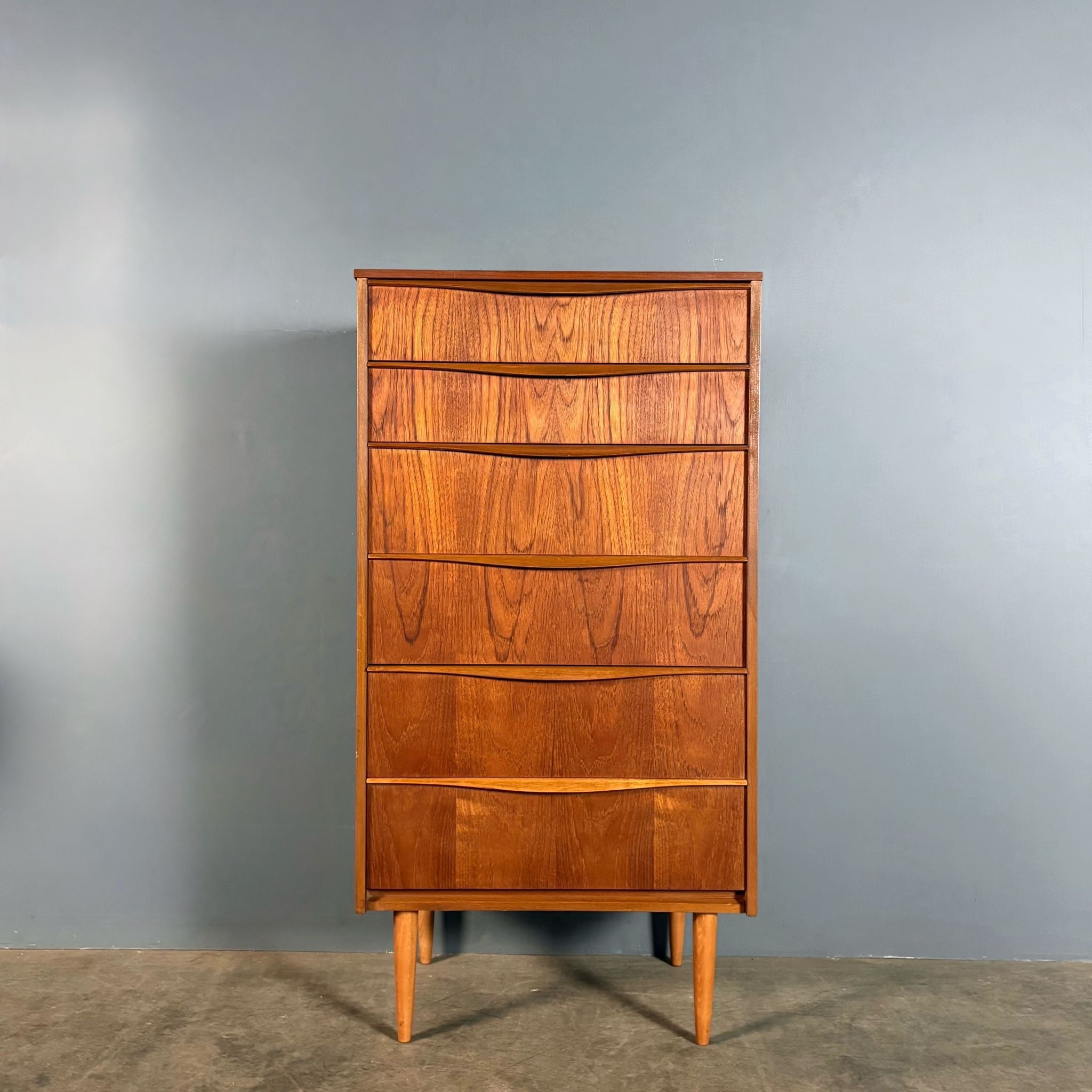 SOLD Pair Of ‘His & Her’ Teak Chest Of Drawers/Tall Boys Austinsuite Mid Century Vintage Retro MCM