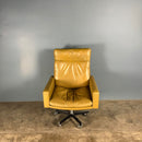 ‘His’ High Back Swivel Office Chair Mid Century Vintage Retro MCM
