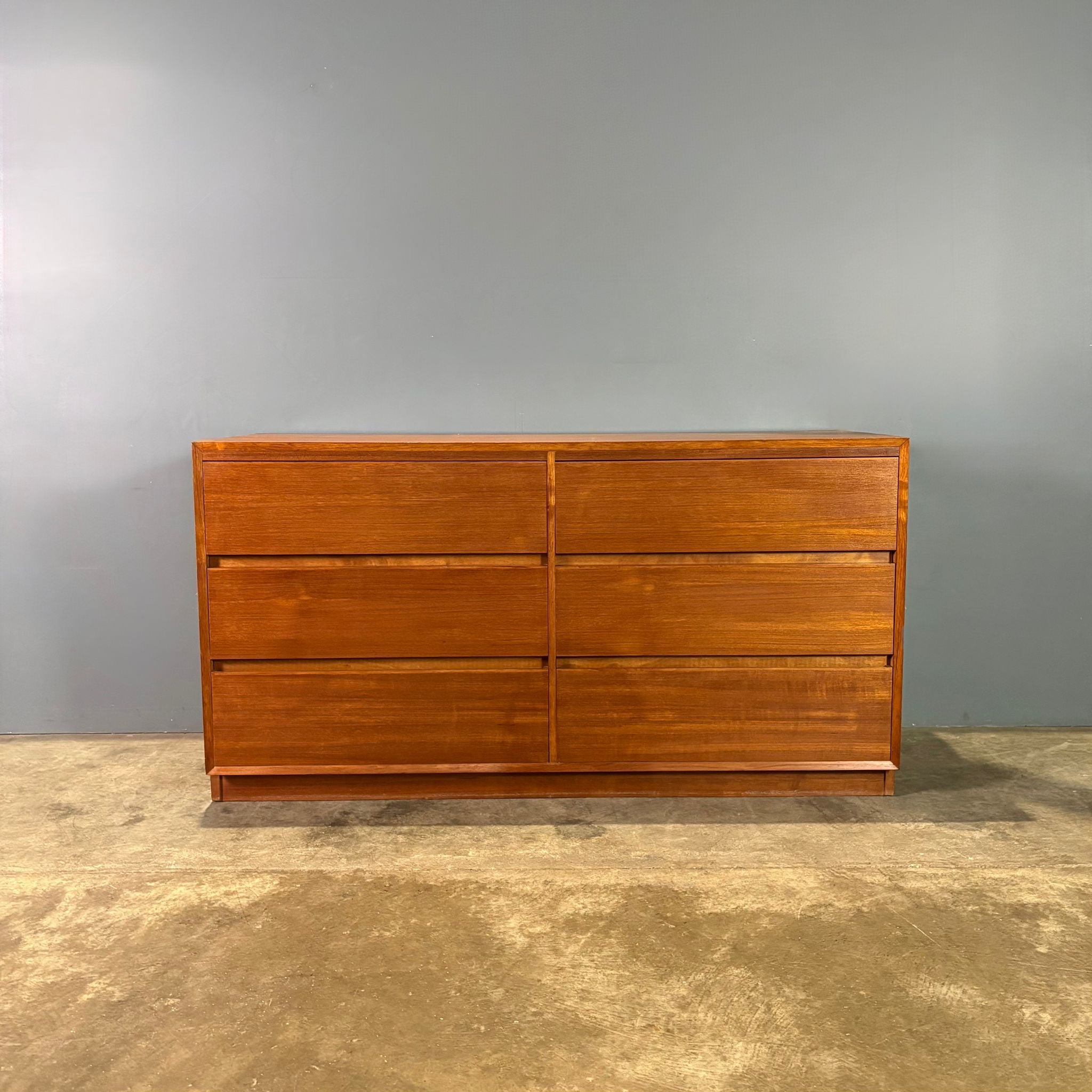 SOLD Large Teak Chest Of Drawers Mid Century Vintage Retro MCM