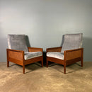 Guy Rogers Teak Lounge Chair Mid Century Vintage Retro MCM