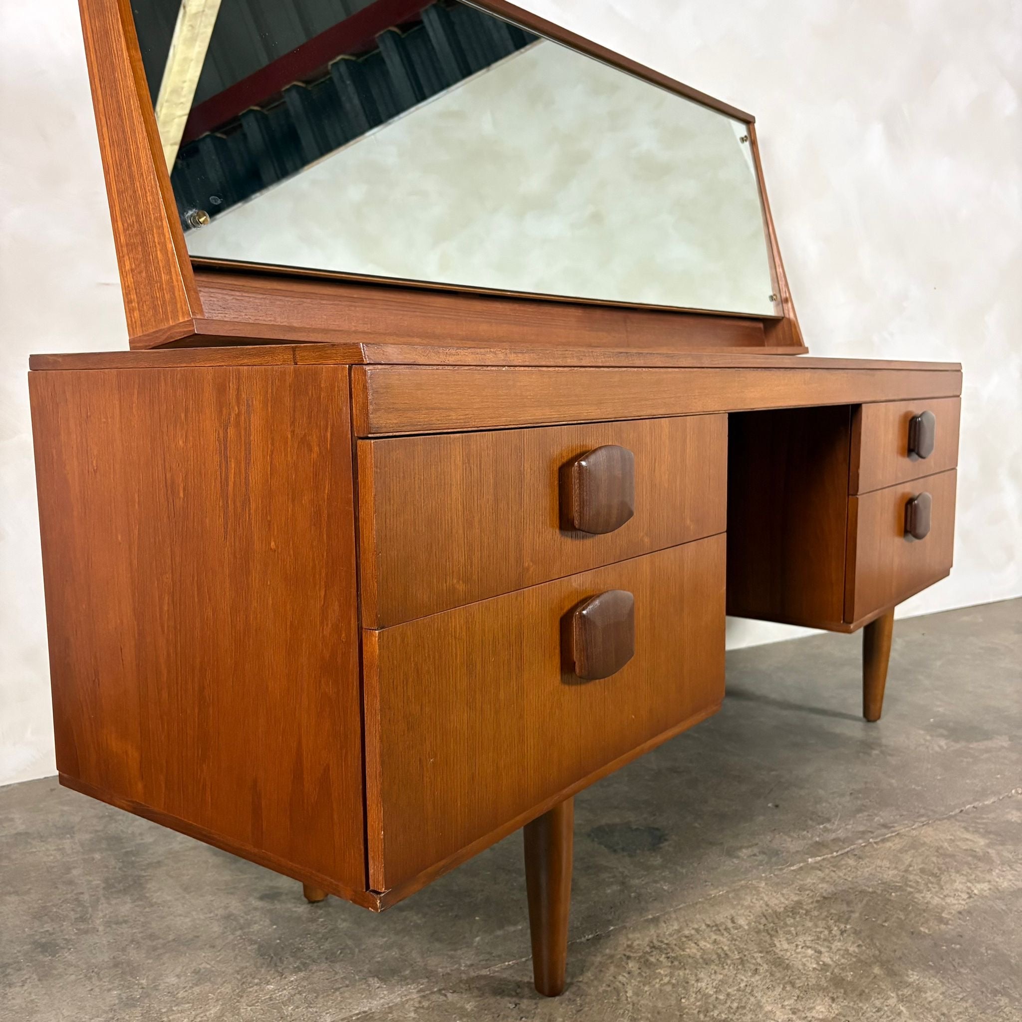 Stonehill Teak Dressing Table Mid Century Vintage Retro MCM