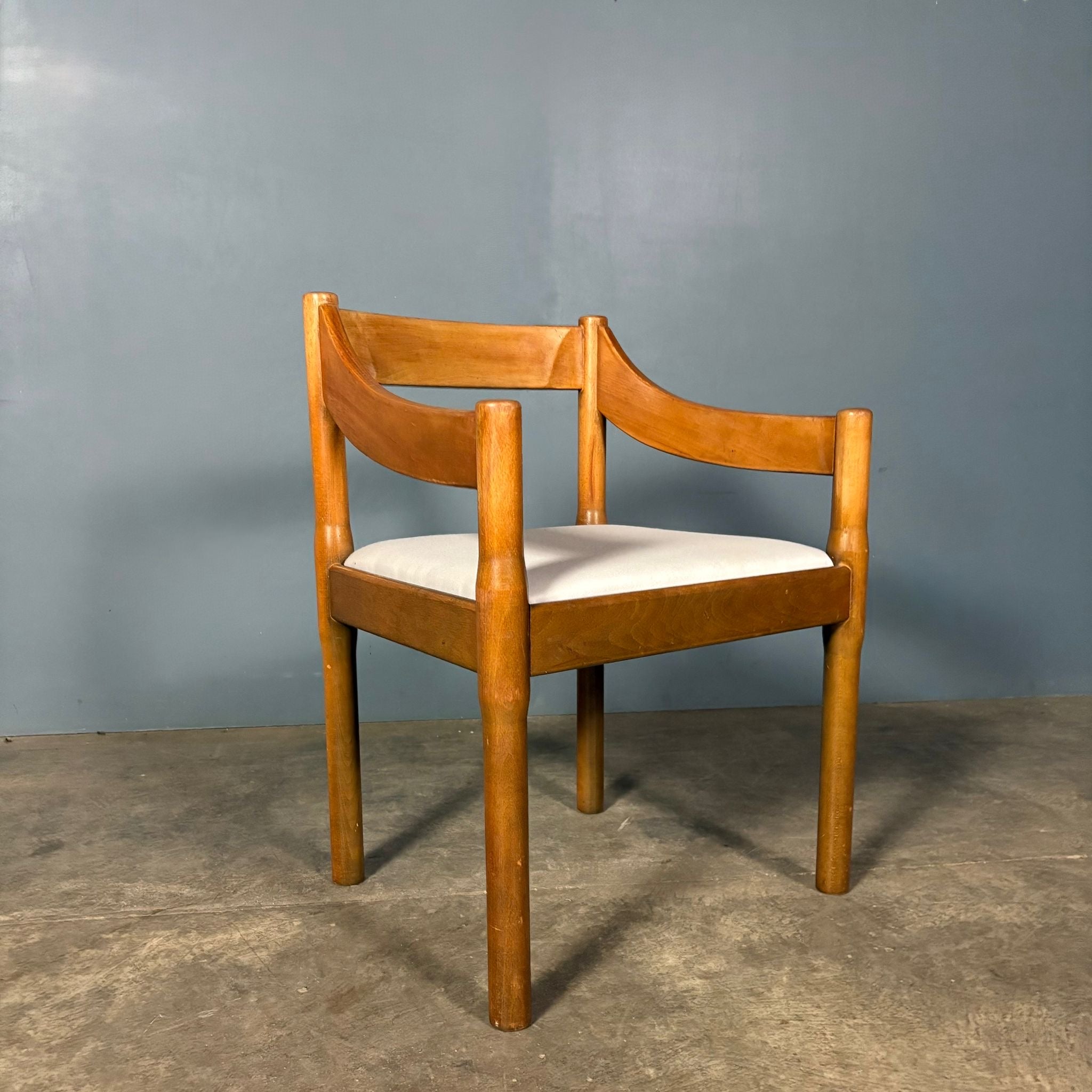 Four Carimate Carver Dining Chairs By Vico Magistretti Cassina Habitat Fritz Hansen Set 1 Mid Century Vintage Retro MCM