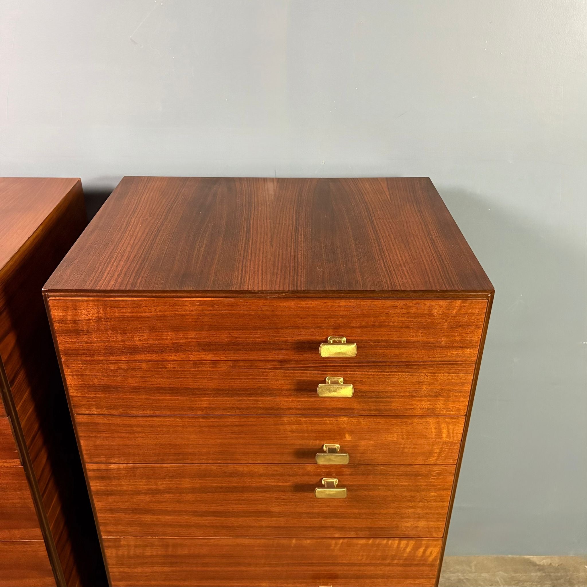 Pair Of Meredew Chest Of Drawers/Tall Boys/Dressers Mid Century Vintage Retro MCM