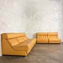 Tetrad Nucleus Leather Armchairs/Sofa Lounge Suite Mid Century Vintage Retro MCM