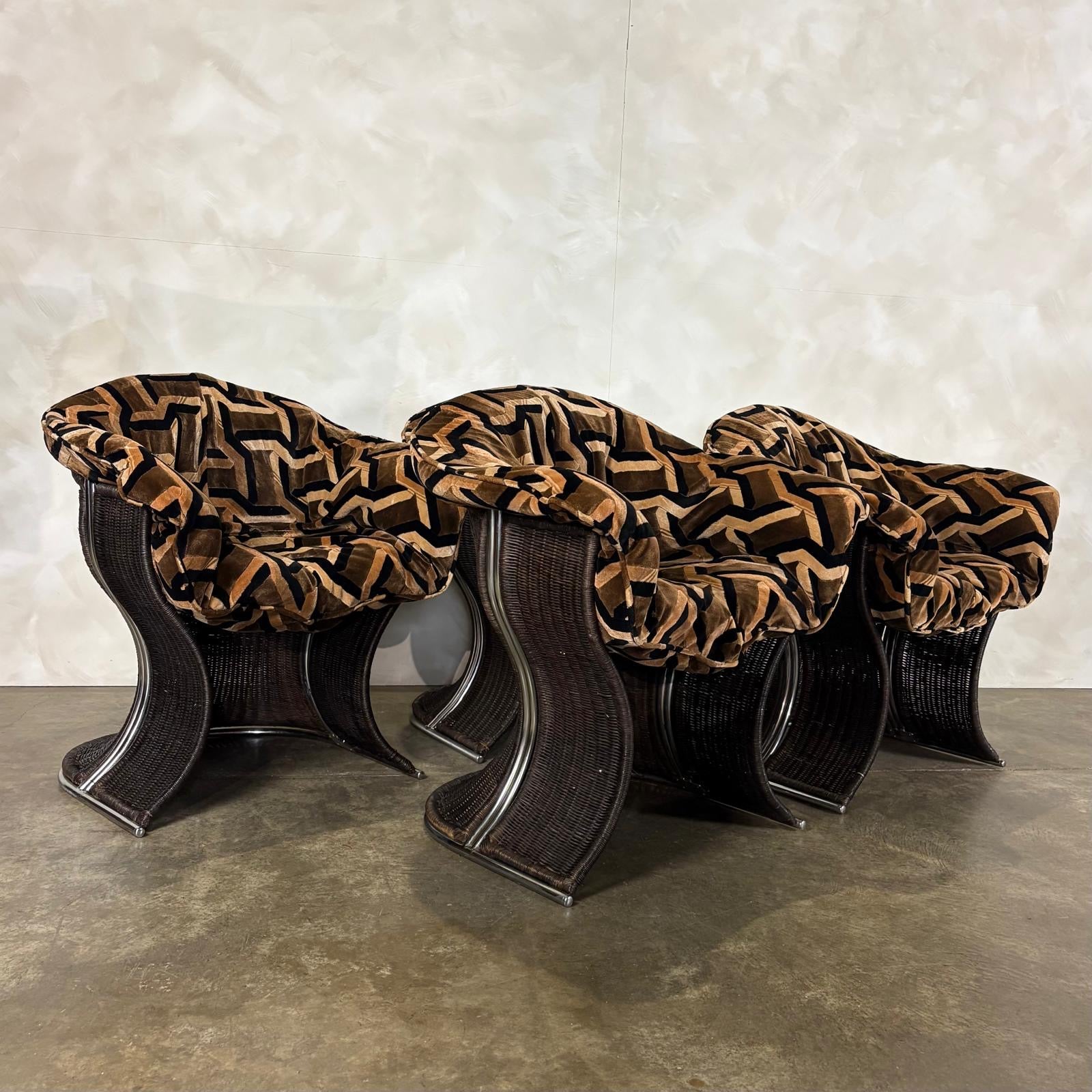 SOLD Four Venus Pieff Dining Chairs Mid Century Vintage Retro MCM