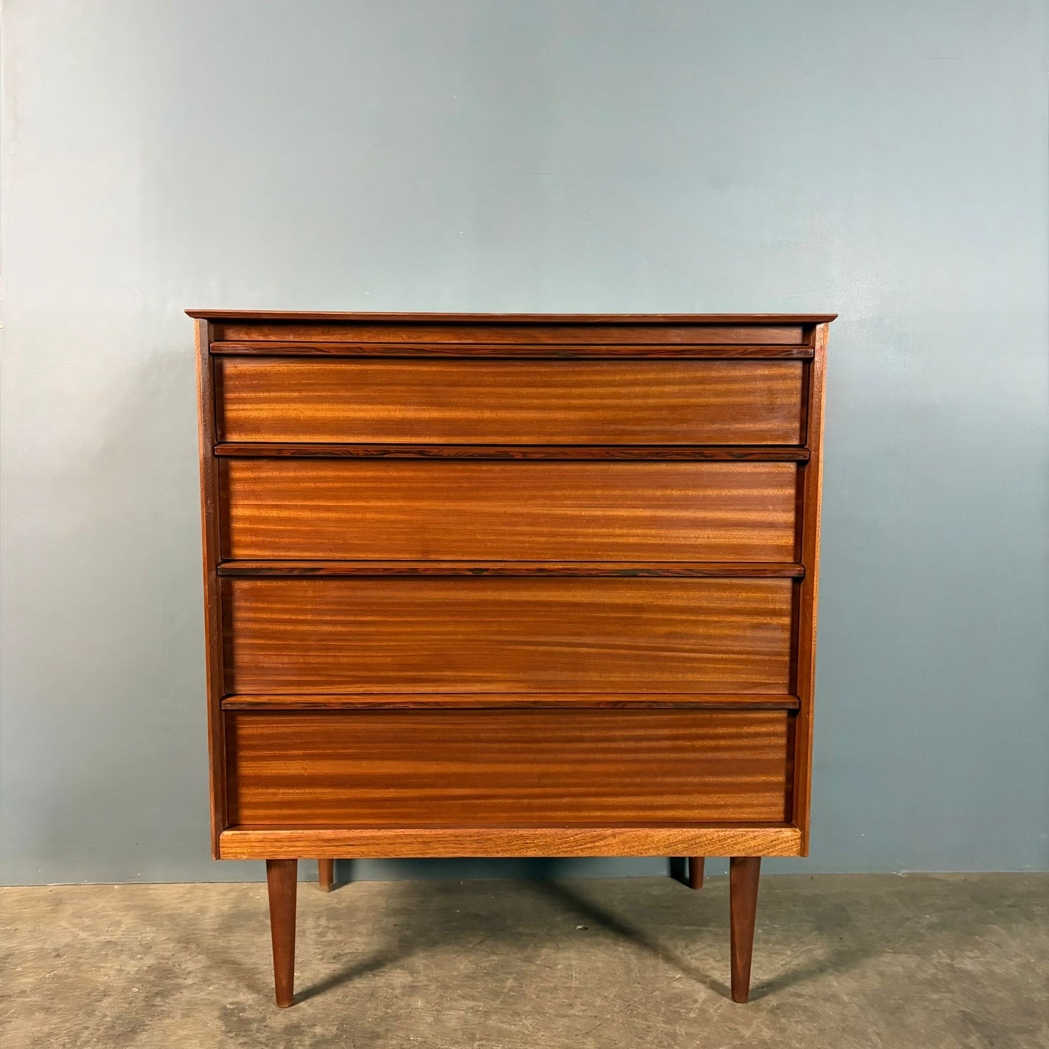 Pair Of Teak Chest Of Drawers Austinsuite Frank Guille Mid Century Vintage Retro MCM