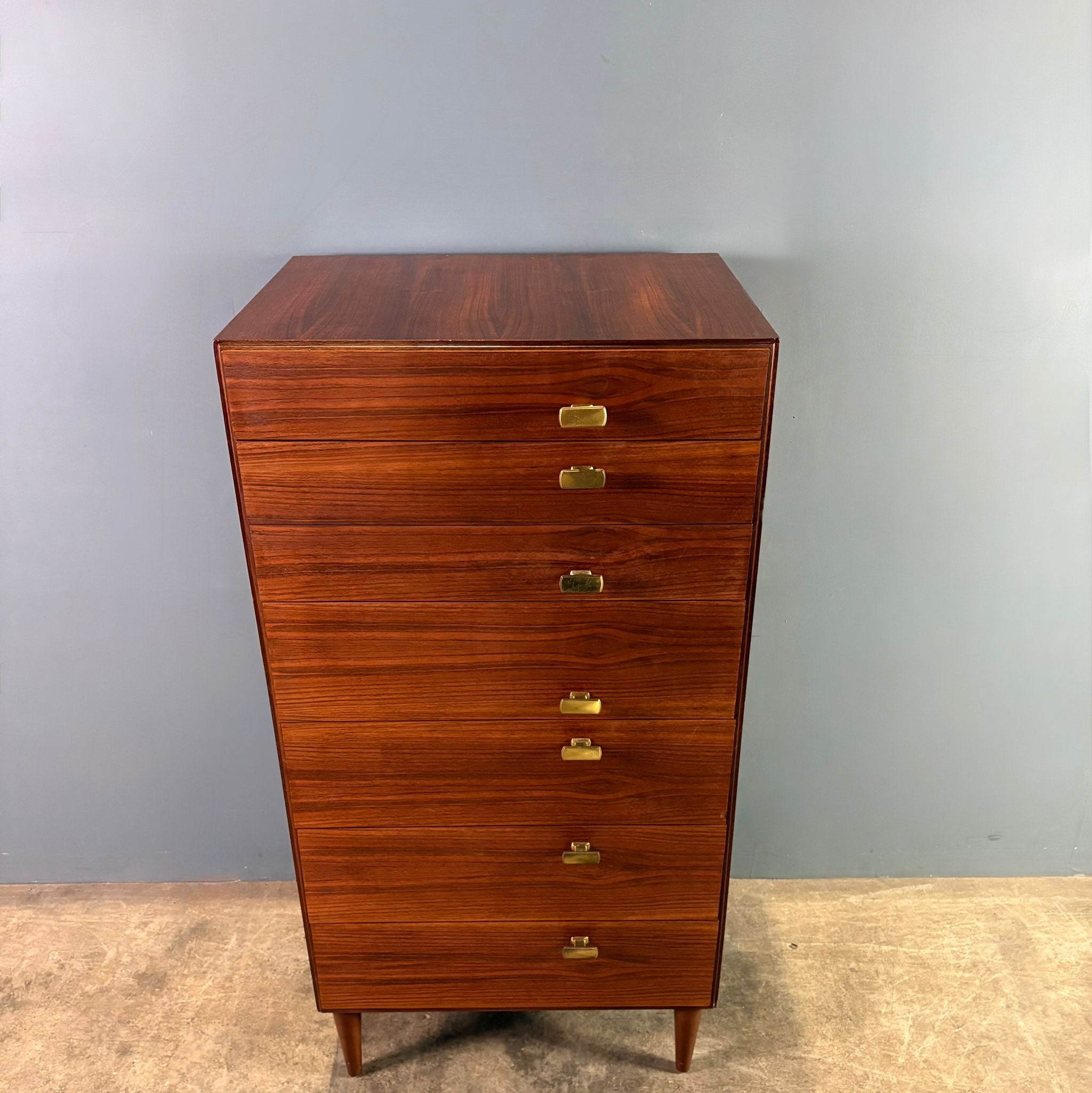 SOLD Meredew Chest Of Drawers/Tall Boy/Dresser Mid Century Vintage Retro MCM