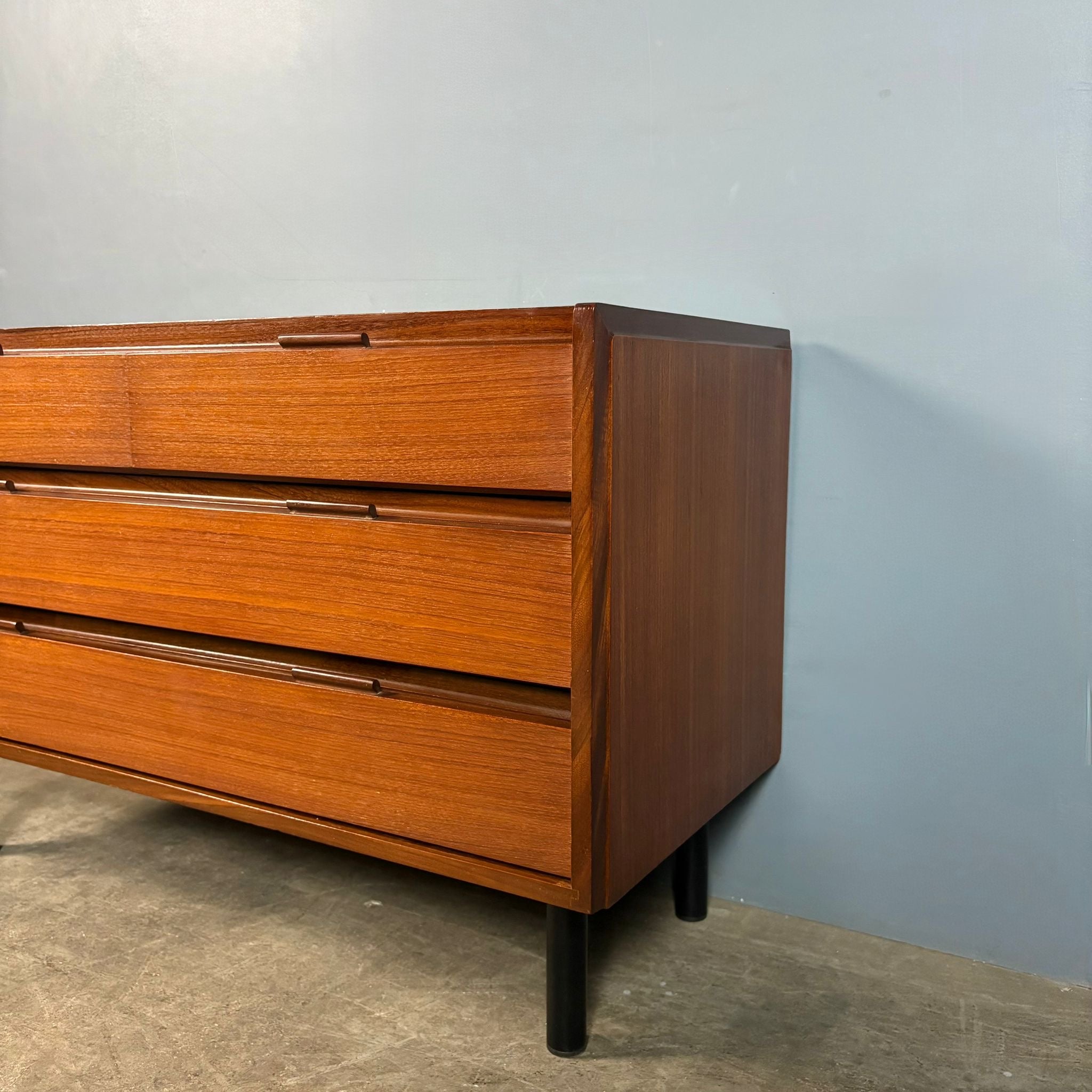 Mid Century Teak Chest Of Drawers Vintage Retro MCM