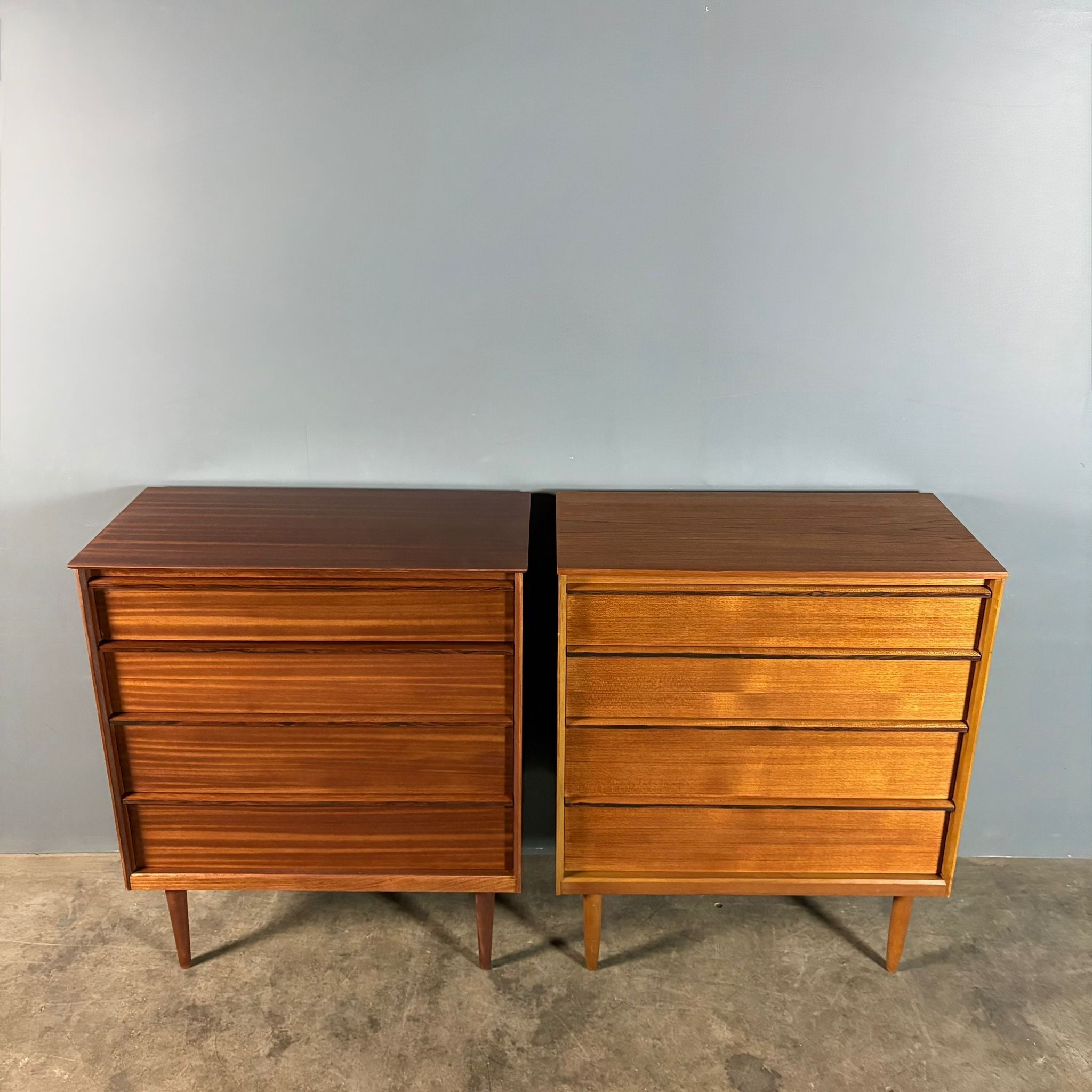 Pair Of Teak Chest Of Drawers Austinsuite Frank Guille Mid Century Vintage Retro MCM