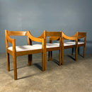 Four Carimate Carver Dining Chairs By Vico Magistretti Cassina Habitat Fritz Hansen Set 1 Mid Century Vintage Retro MCM