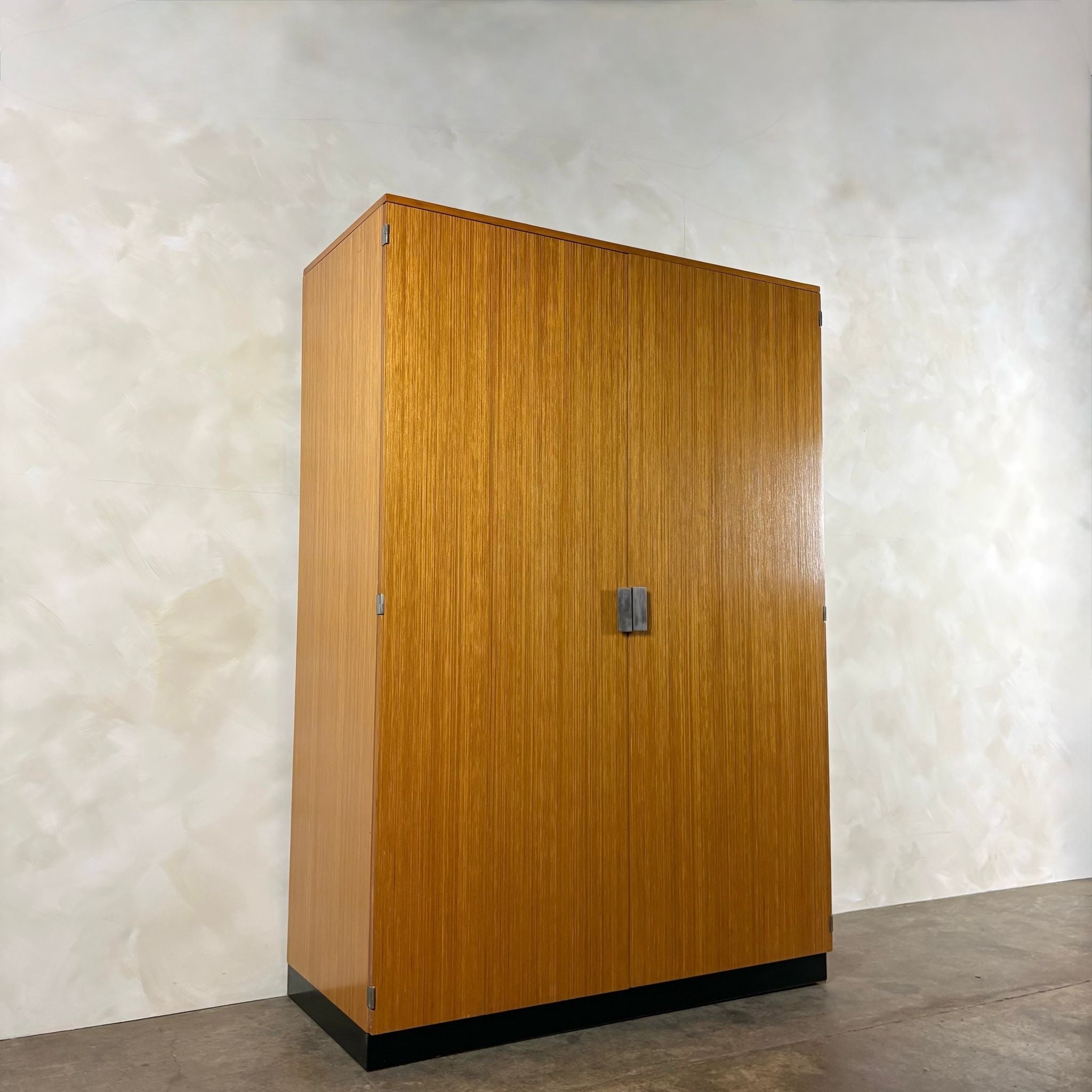 SOLD Mid Century Stag Fineline Pair Of Wardrobes By John & Sylvia Reid Vintage Retro MCM