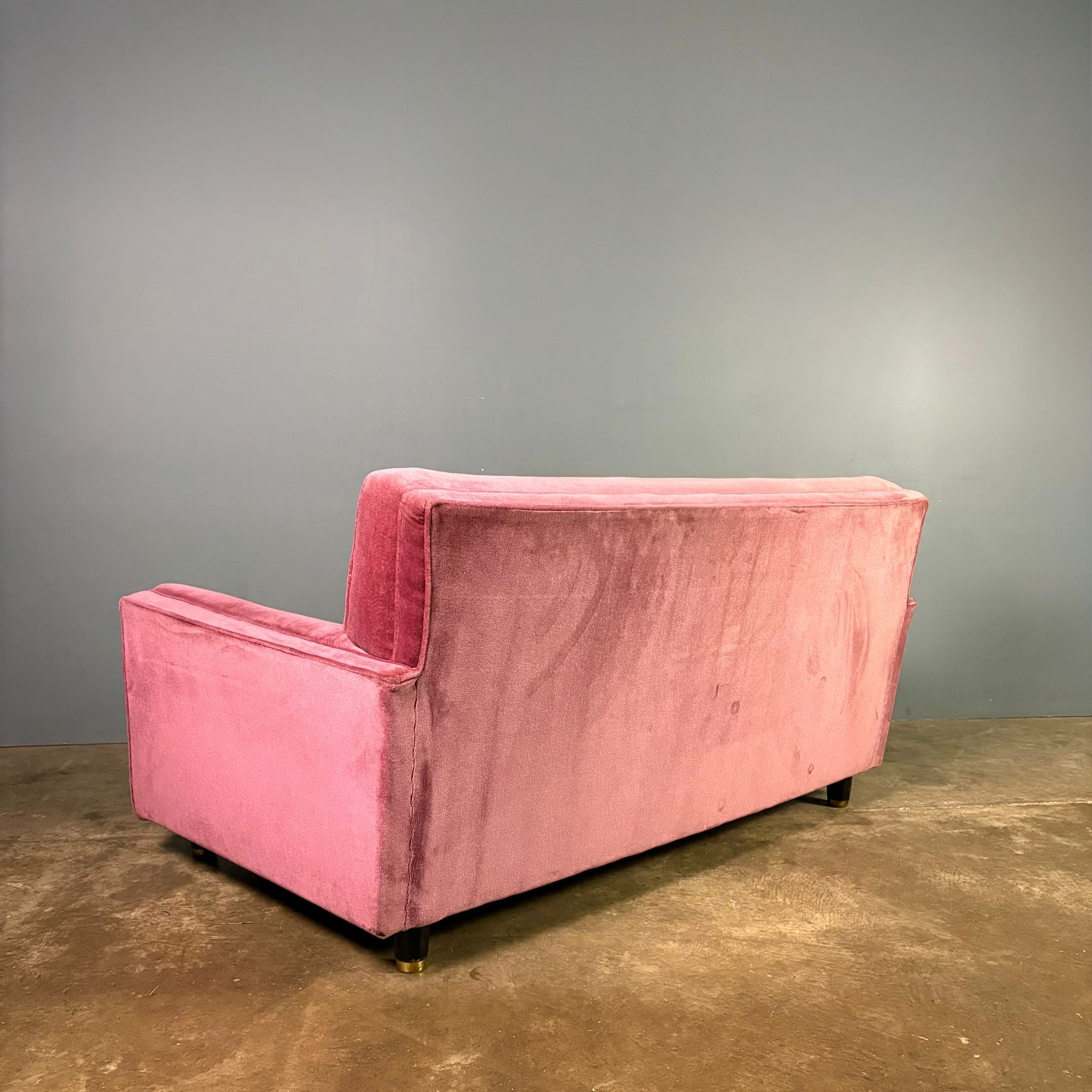 SOLD G Plan K’ang Two Seater Sofa & Armchair Pink Purple Mid Century Vintage Retro MCM