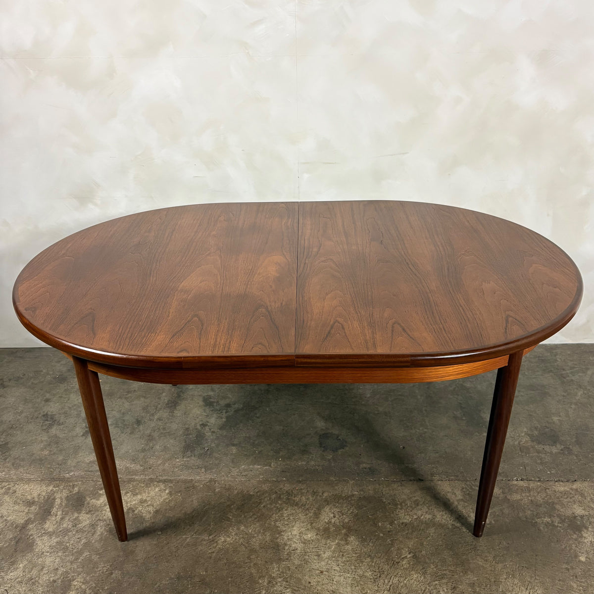 1960s G Plan Danish Range Extending Teak Dining Table & Five Dining Chairs By Ib Kofod-Larsen Mid Century Vintage Retro MCM