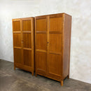 SOLD Pair Of Matching Wardrobes Oak Heals Gordon Russell Style Mid Century Vintage Retro MCM