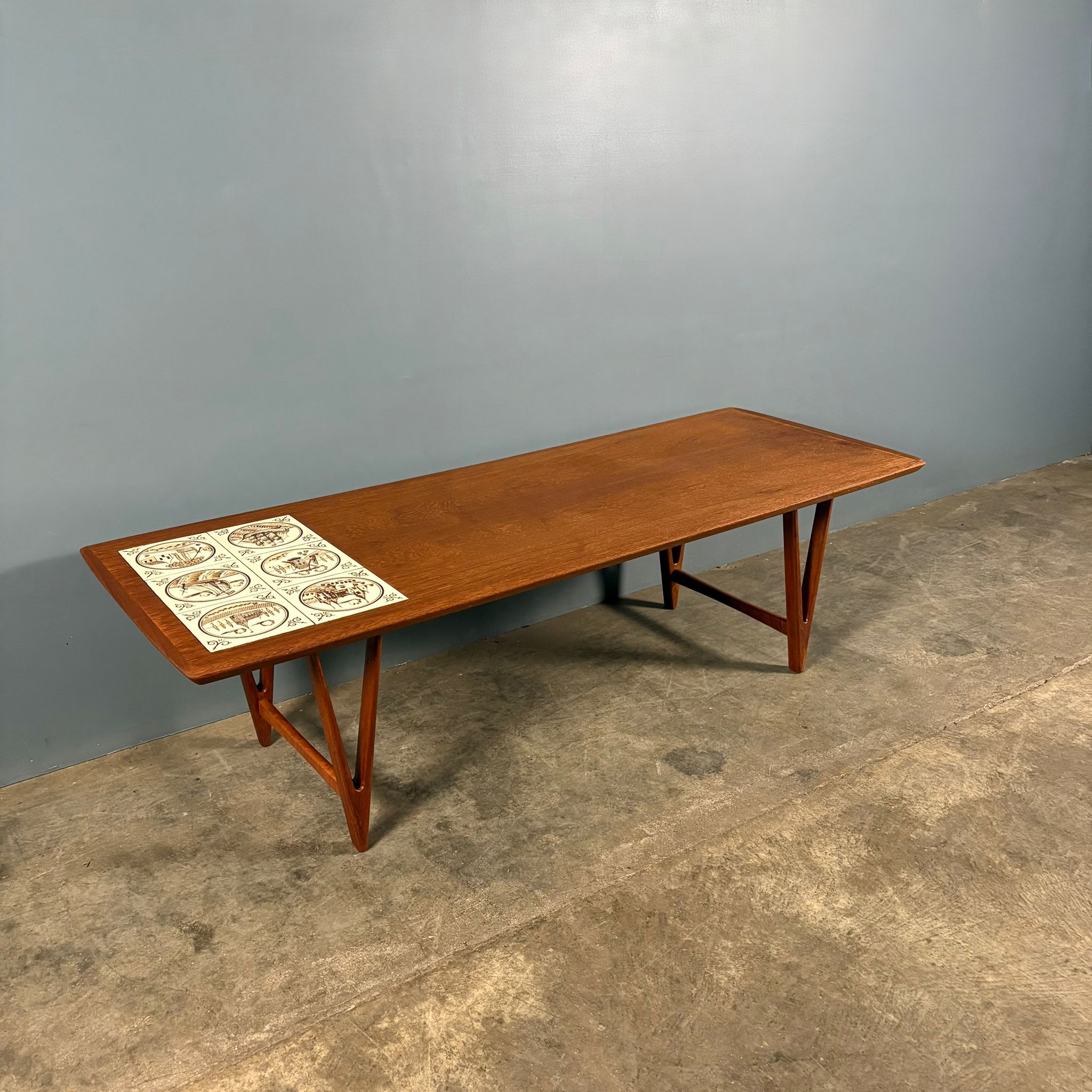 Mid Century Danish Coffee Table By E. W. Bach Kurt Østervig Vintage Retro MCM
