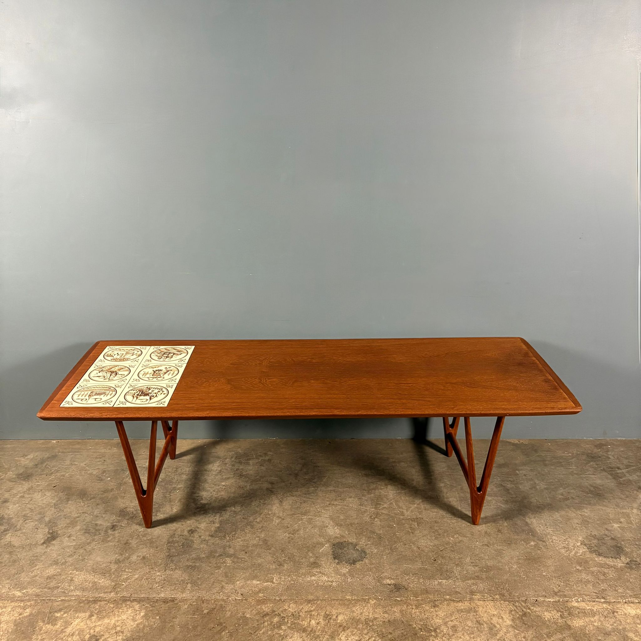Mid Century Danish Coffee Table By E. W. Bach Kurt Østervig Vintage Retro MCM