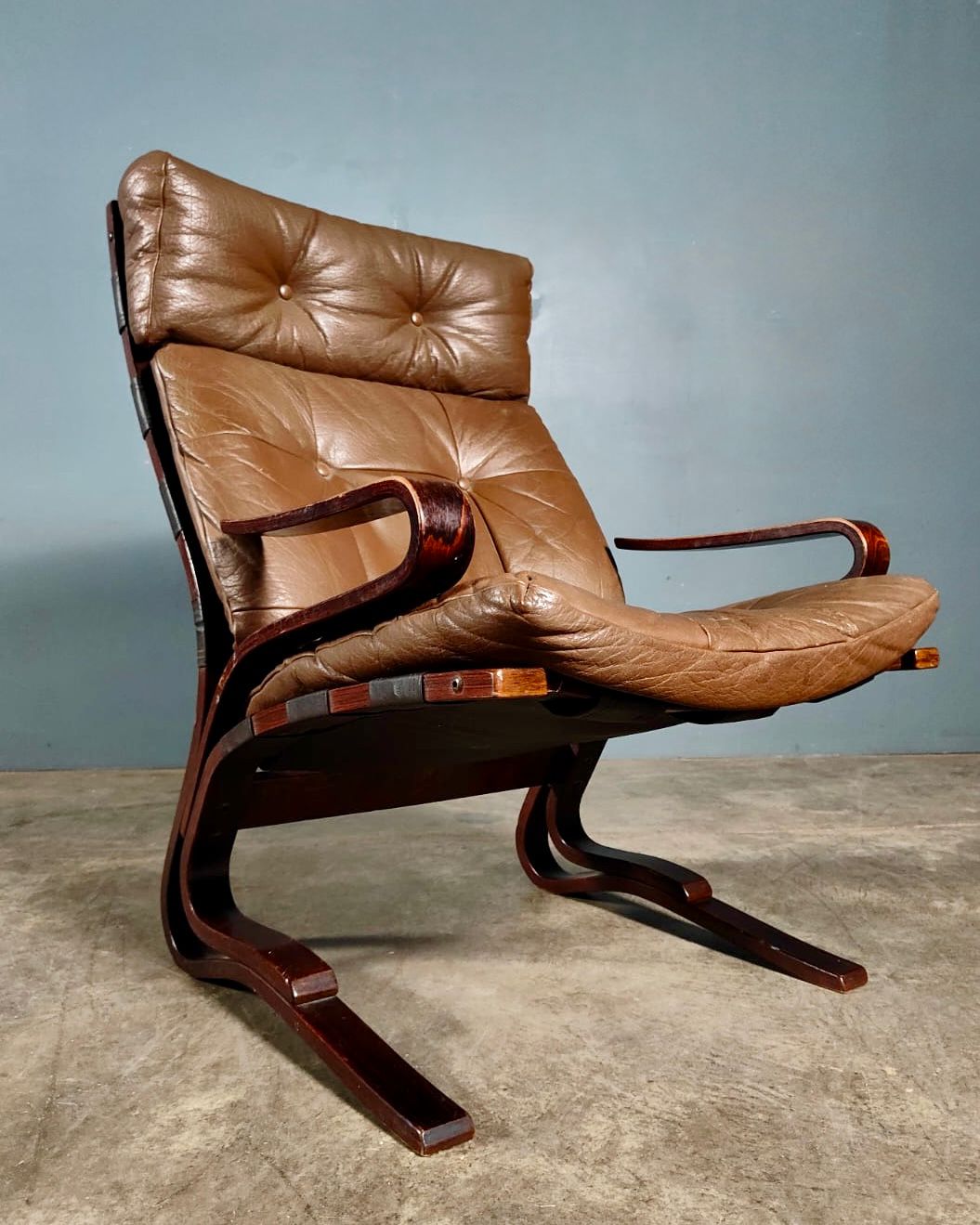 Skyline Lounge Chair By Einar Hove For Hove Möbler Norwegian Mid Century Vintage Retro MCM