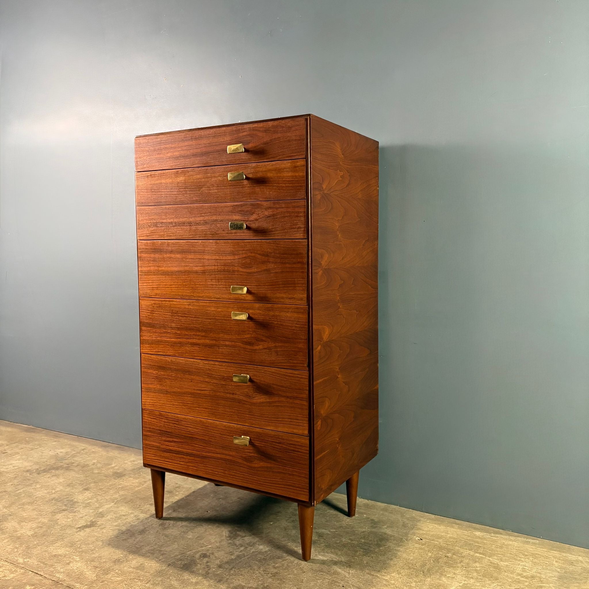 SOLD Meredew Chest Of Drawers/Tall Boy/Dresser Mid Century Vintage Retro MCM
