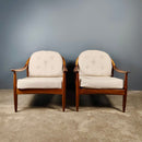 SOLD Greaves & Thomas Pair Of Lounge Chairs Mid Century Vintage Retro MCM