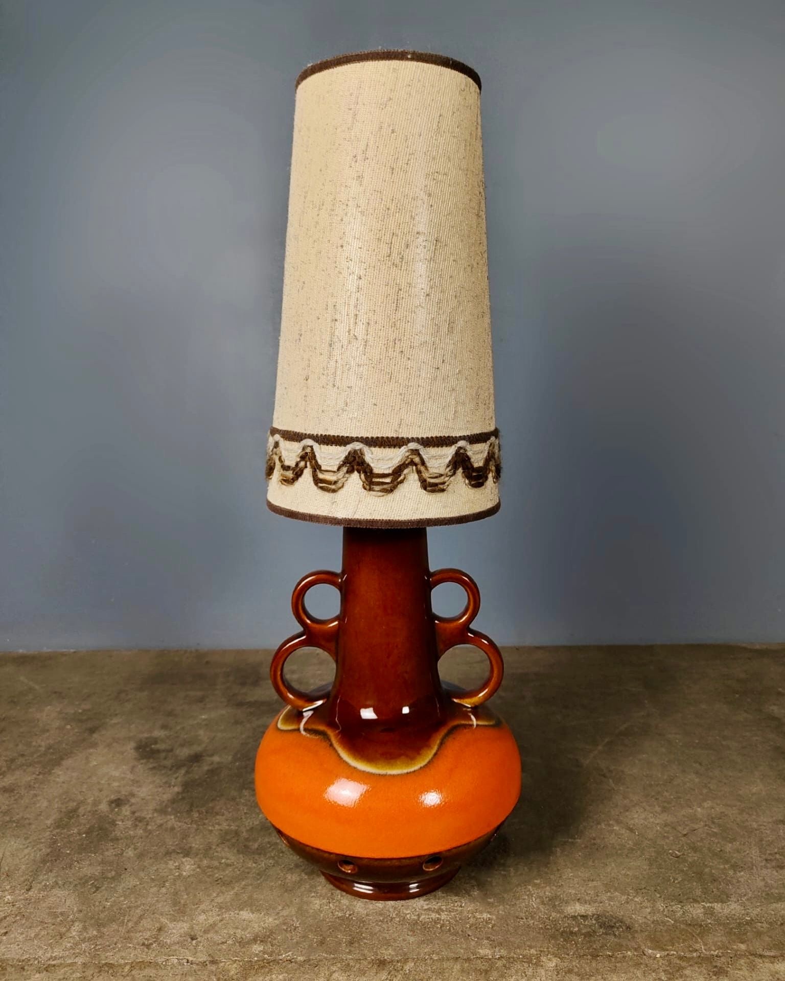 West German Fat Lava Floor Lamp Mid Century Vintage Retro MCM