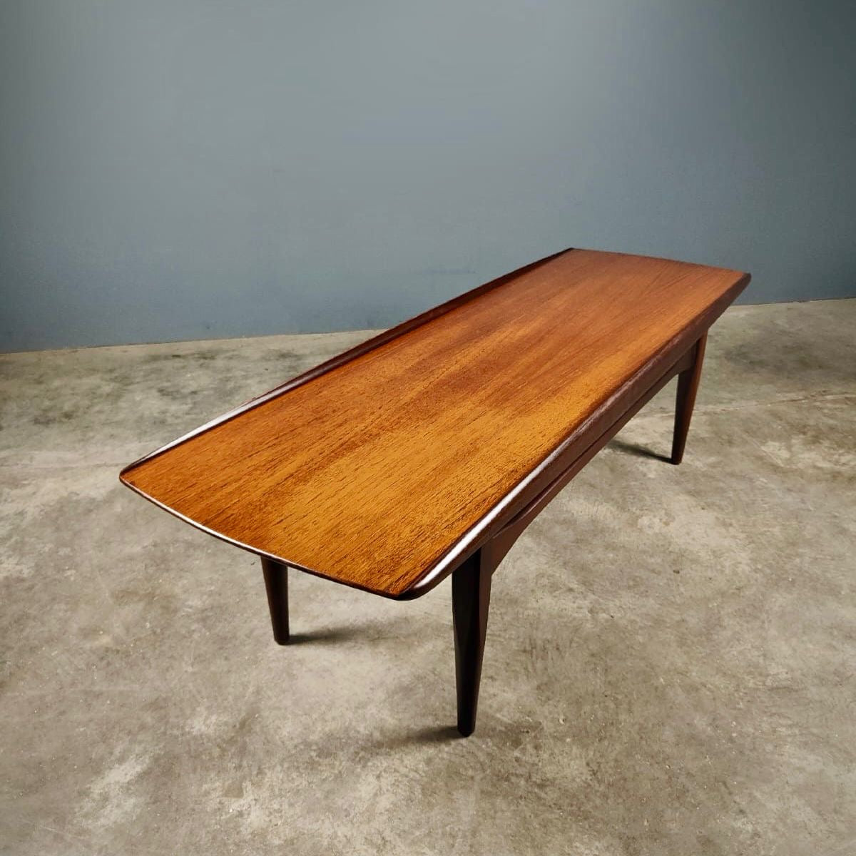 SOLD Long Danish France & Son Finn Juhl Coffee Table Mid Century Vintage Retro MCM