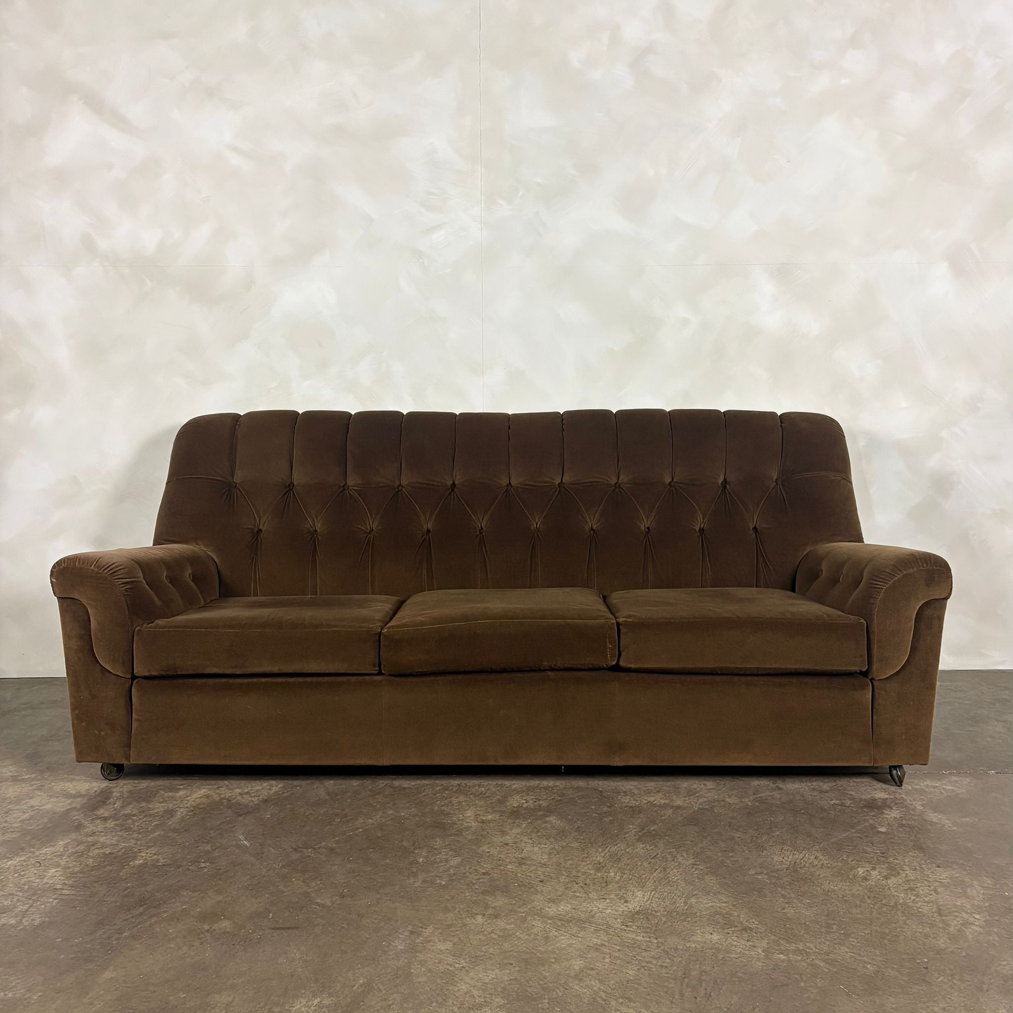 SOLD Mid Century G Plan Bronte Brown Three Seater Sofa Vintage Retro MCM