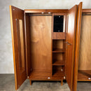 Pair Of Stonehill ‘His & Hers’ Teak Wardrobes 1960s Mid Century Vintage Retro MCM