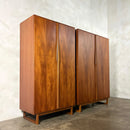 Pair Of Stonehill ‘His & Hers’ Teak Wardrobes 1960s Mid Century Vintage Retro MCM